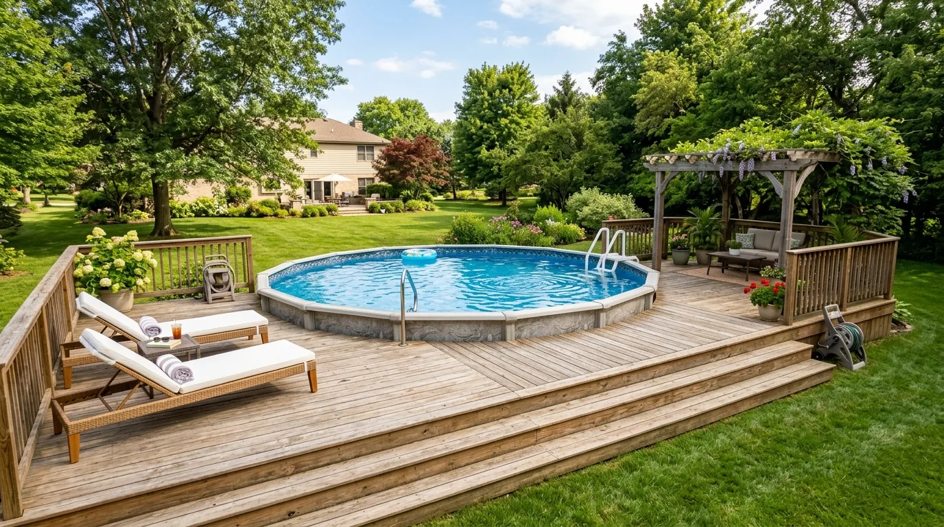 12 Pool Decks for Above Ground Pools